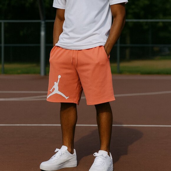 Jordan Men’s Orange Shorts  Size XL - Picture 1 of 1